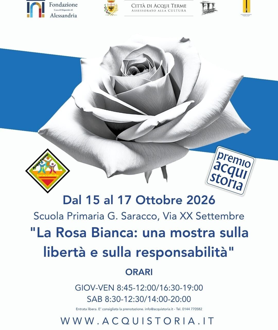 “La Rosa Bianca: una mostra sulla libertà e sulla responsabilità”