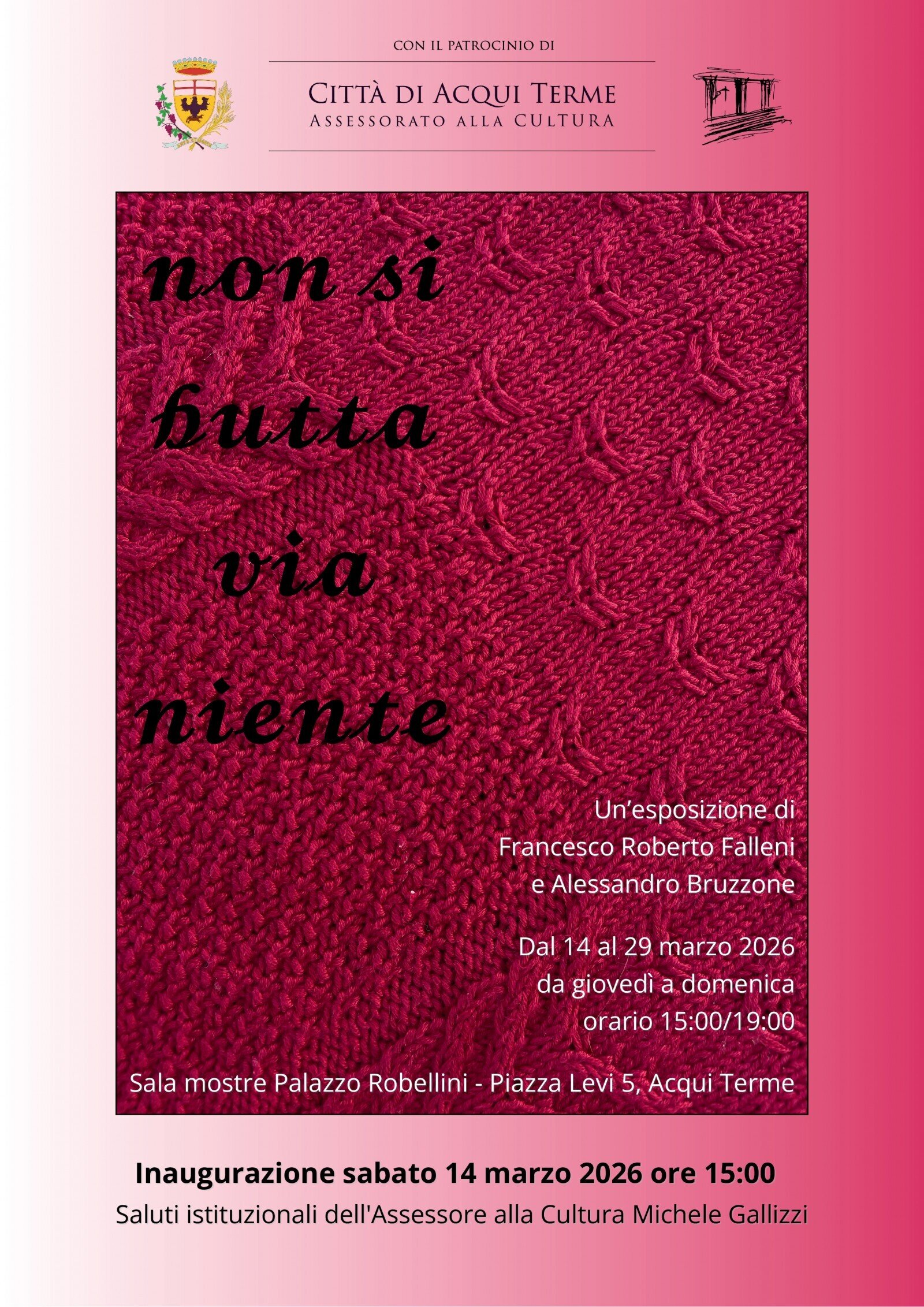 Uploads Evento 0cc678c70f5e8210a125dd8c298d6e2f Foto Non Si Butta Via Niente Manifesto 70x100