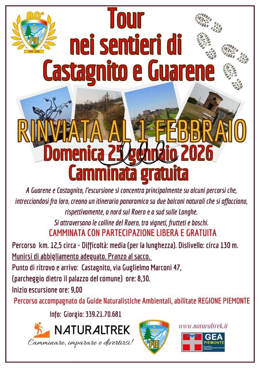 Tour nei sentieri di Castagnito e Guarene - Castagnito (CN)