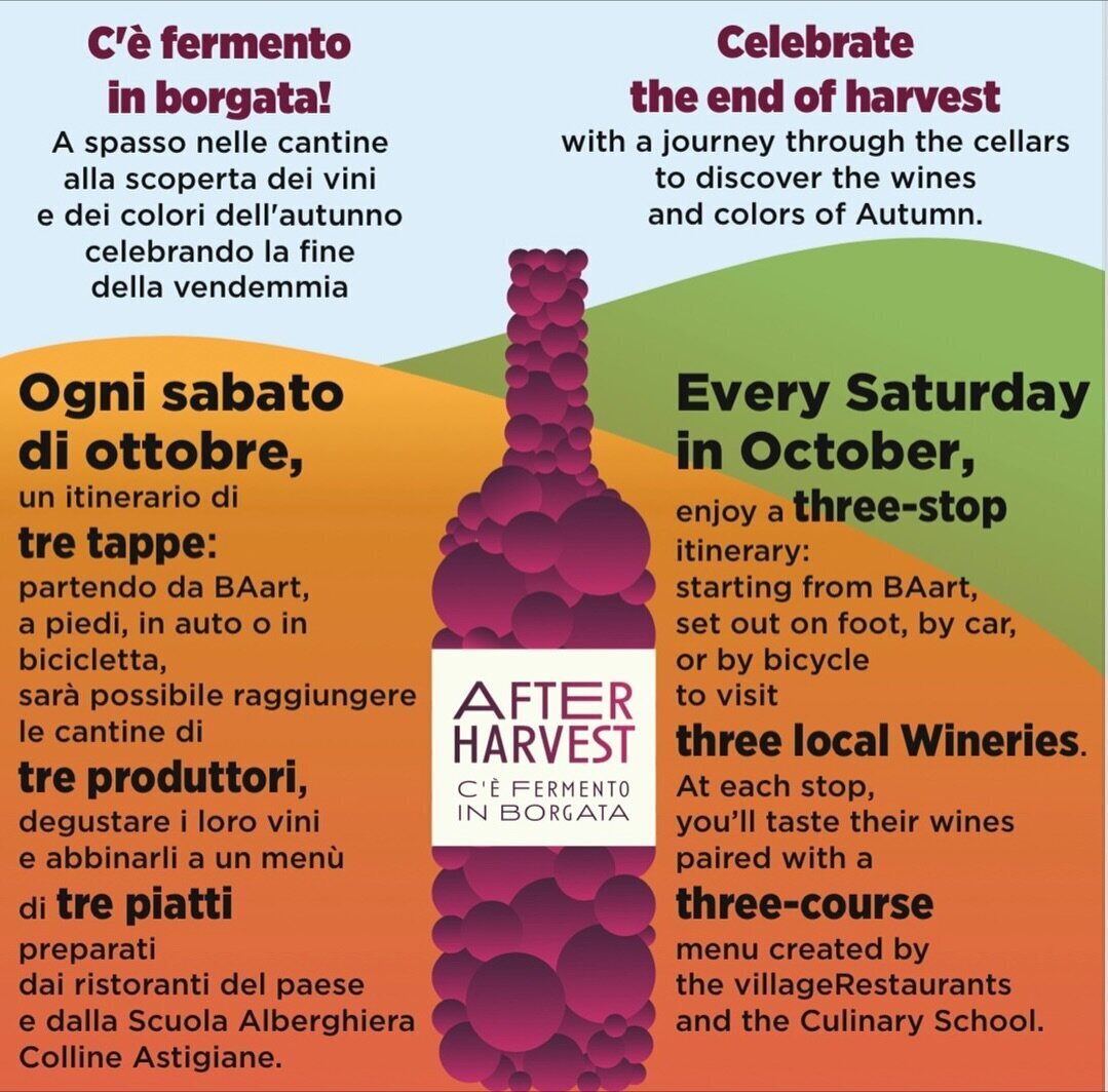 "After Harvest: c'è fermento in borgata!" - Agliano Terme (AT)