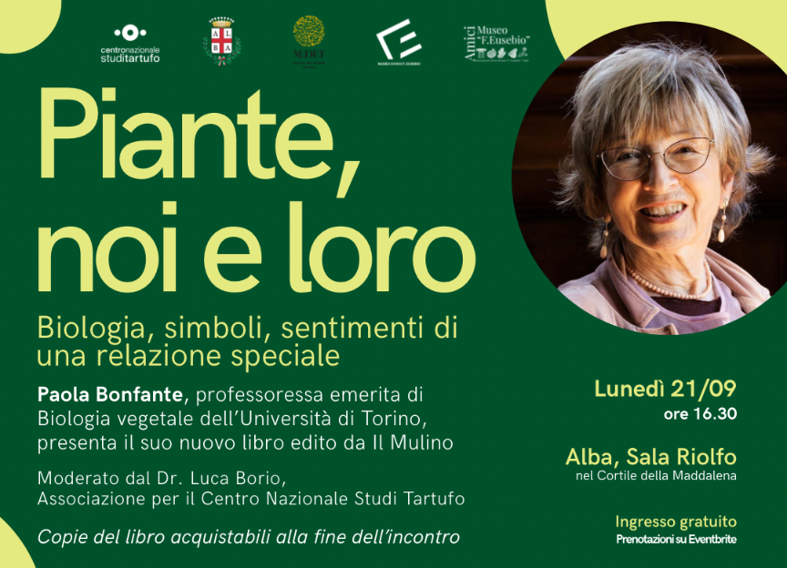 Presentazione libro "Piante, noi e loro" - Alba