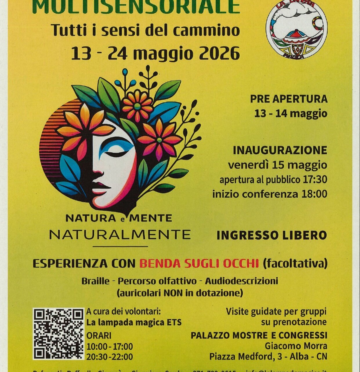 Mostra Fotografica Multisensoriale - Tutti i sensi del Cammino - Alba