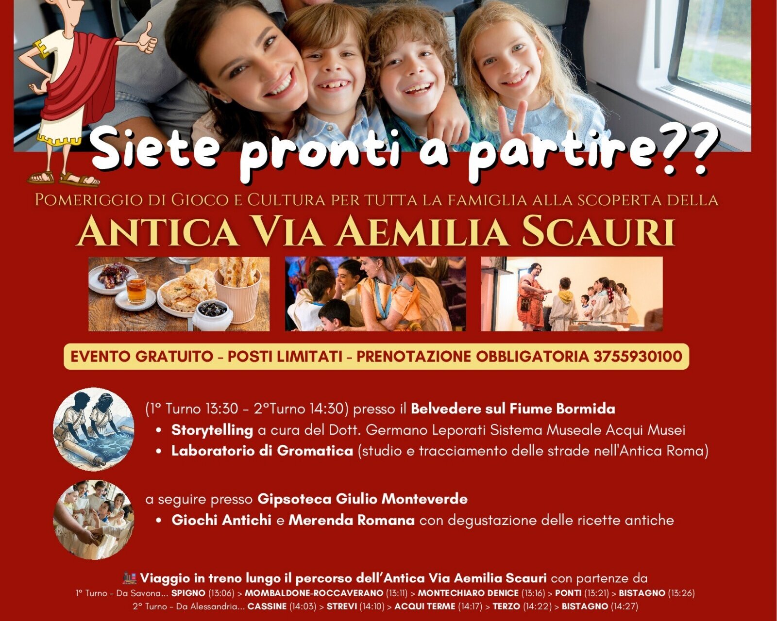 ALLA SCOPERTA DELLA ANTICA VIA AEMILIA SCAURI