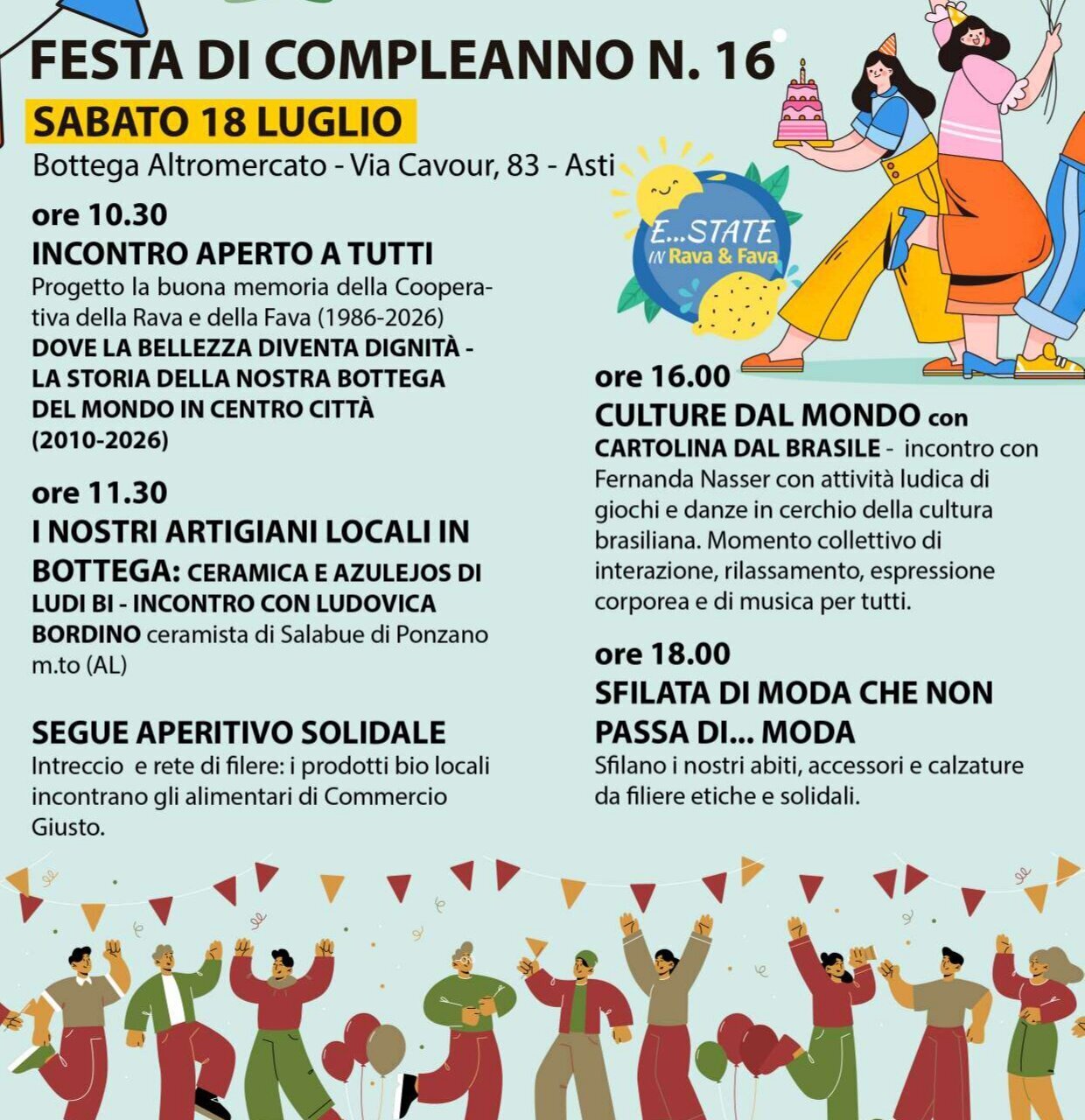 Festa di Compleanno N. 16 - Asti