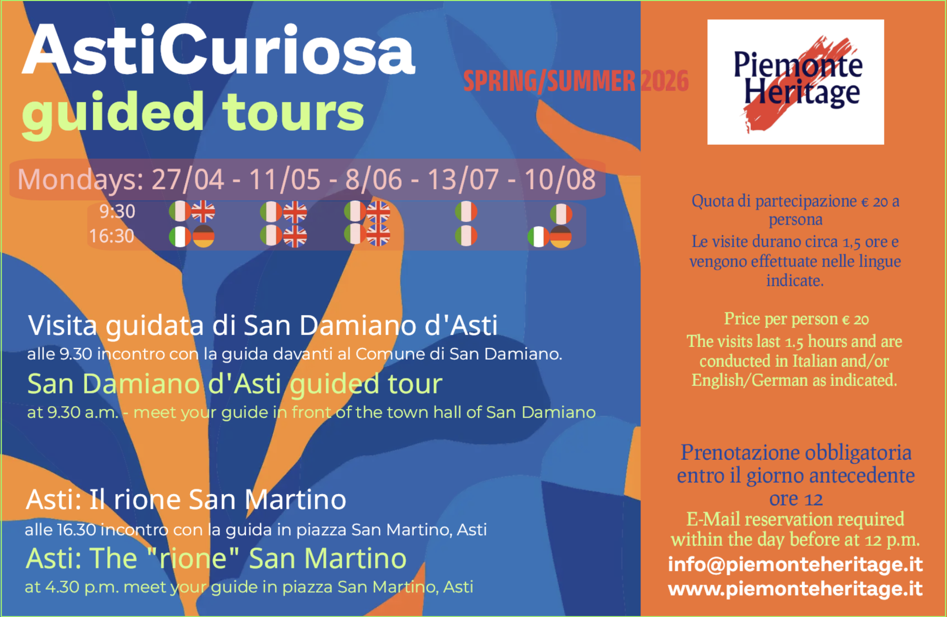 Asti Curiosa - Asti e San Damiano d'Asti