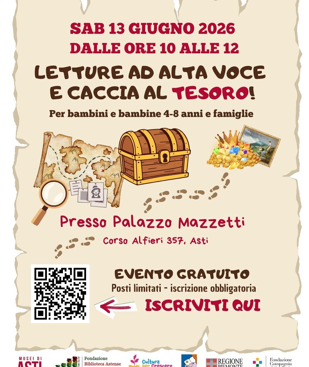 Letture ad alta voce e Caccia al Tesoro! - Asti