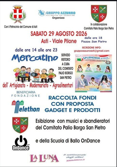 Mercatino in Viale Pilone -  Asti