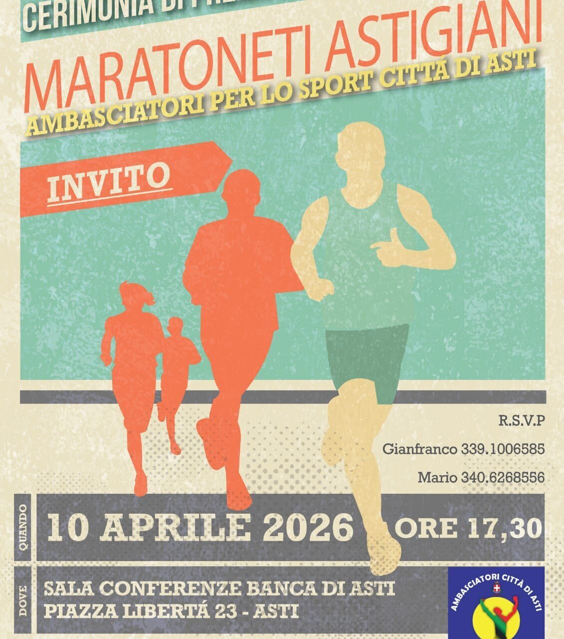 Premiazione Maratoneti Astigiani - Asti