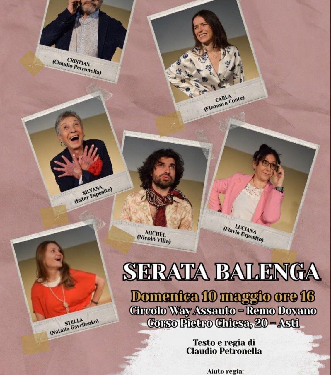 Spettacolo teatrale "Serata balenga" - Asti