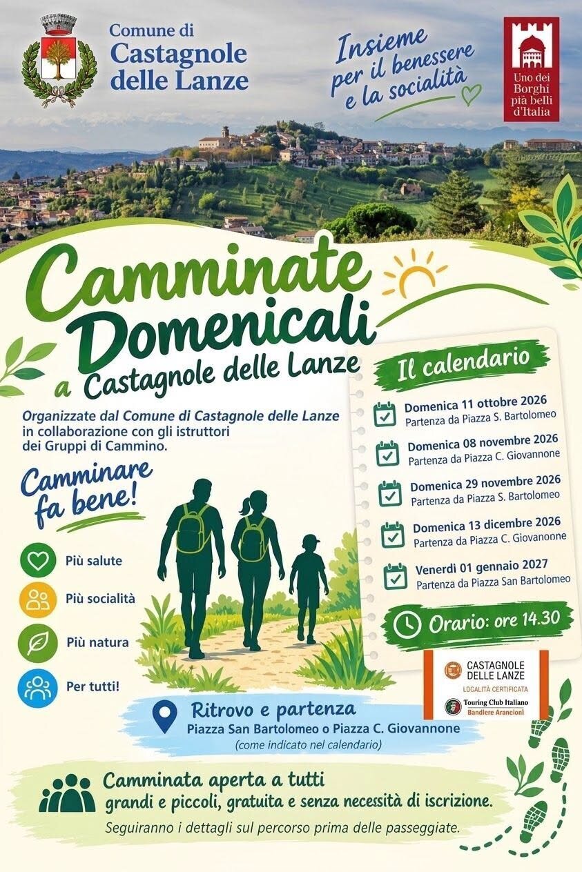 Camminate Domenicali - Castagnole delle Lanze