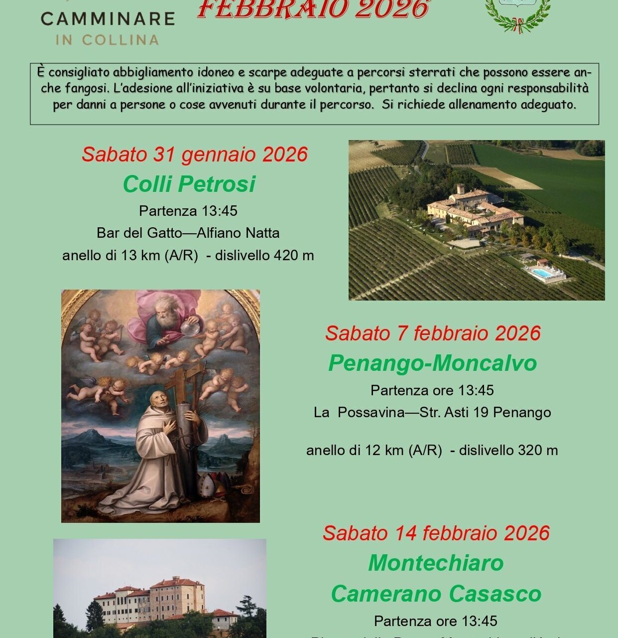 Camminate di Febbraio - Castell'Alfero (AT)