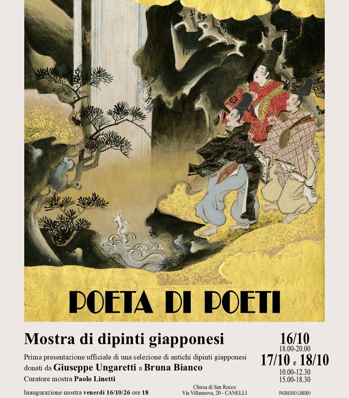 Mostra: "Poeta di Poeti" - Canelli