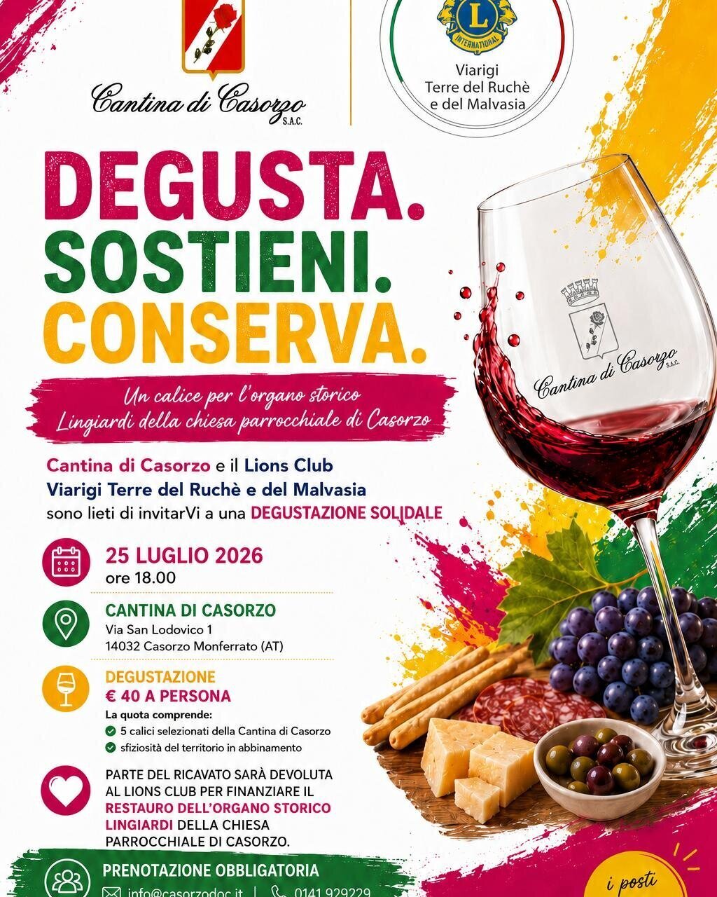 Degusta.Sostieni.Conserva.  - Casorzo Monferrato