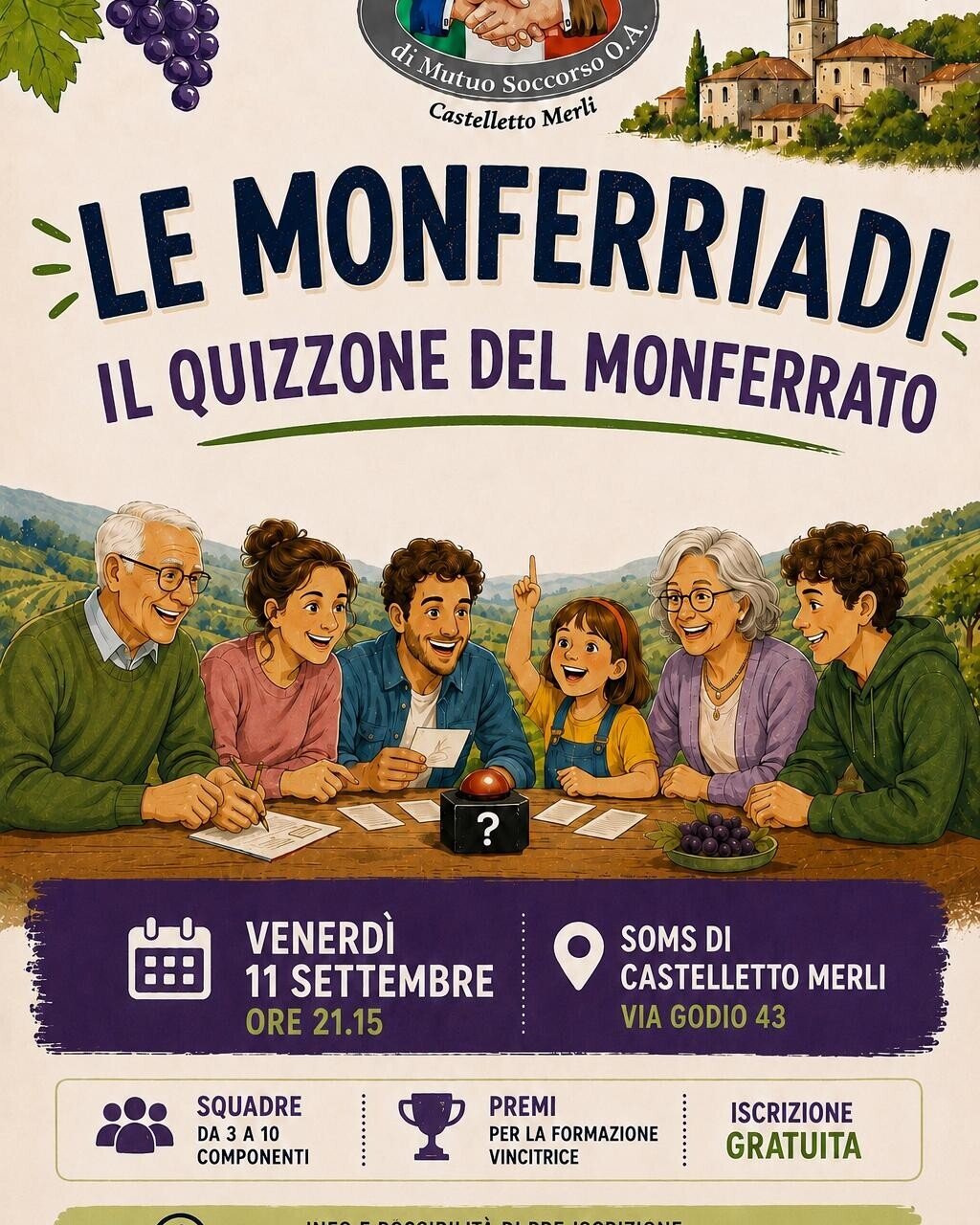 CASTELLETTO MERLI: ARRIVANO LE “MONFERRIADI