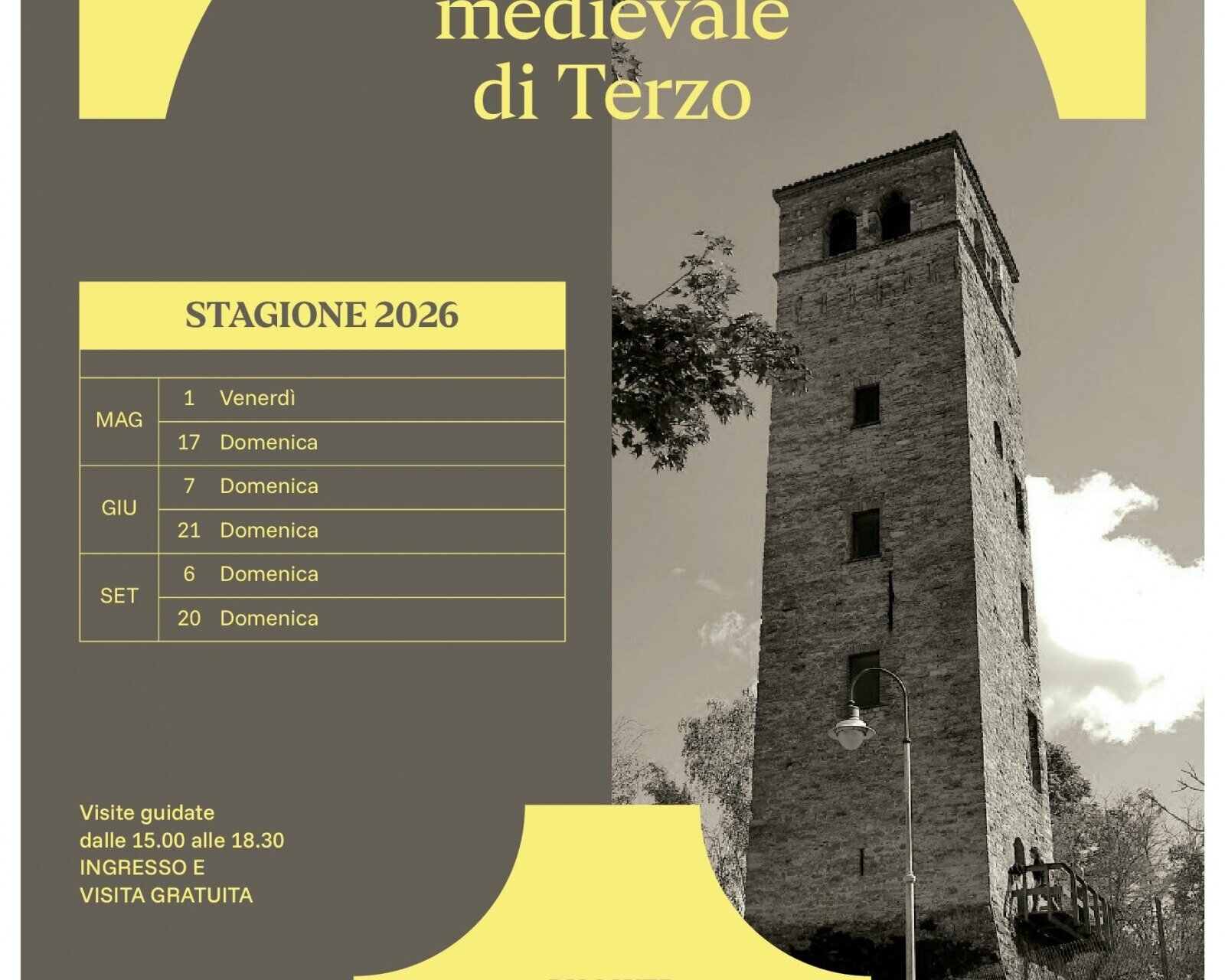 OPEN CASTLES "THE MEDIEVAL TOWER OF TERZO"