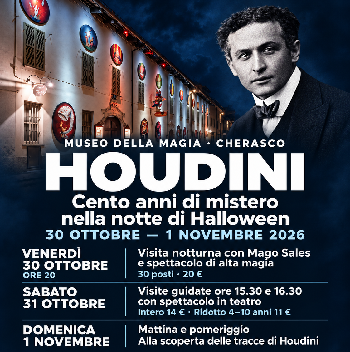 Houdini -Cento anni di mistero nella notte di Halloween- Cherasco