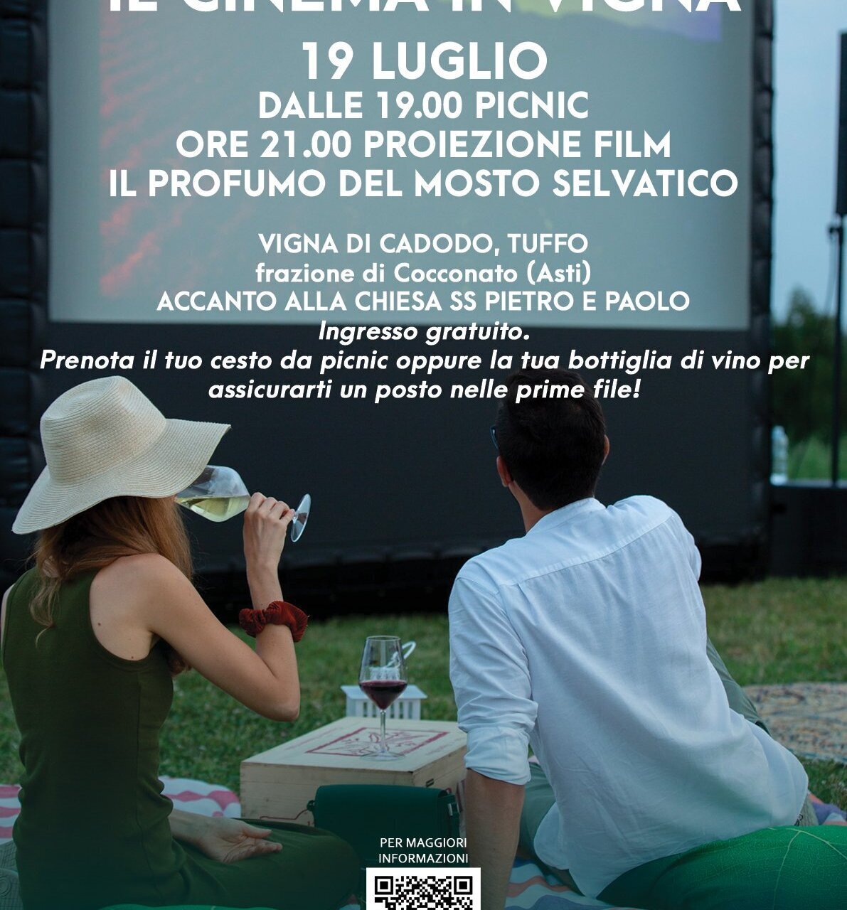 Cinema in Vigna - Cocconato d'Asti