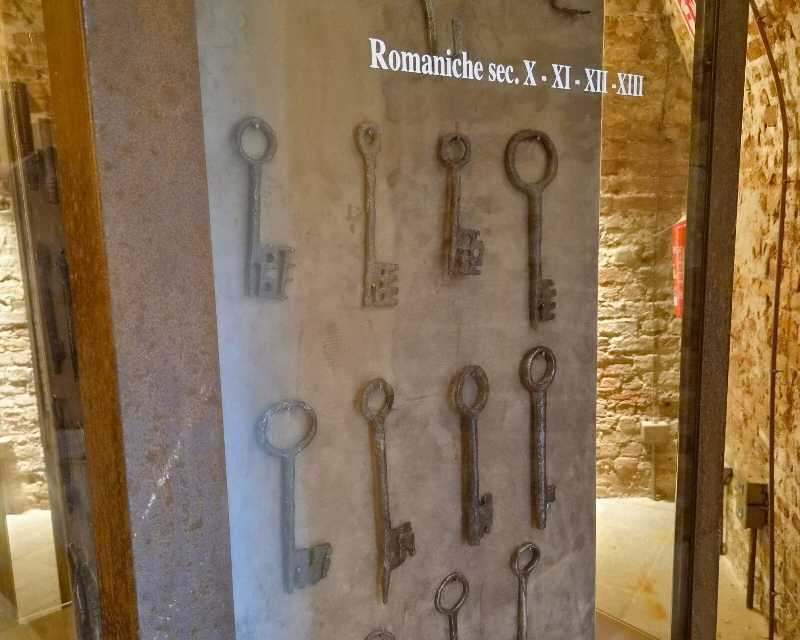 Antique key collection on show at the Castle of Monferrato
