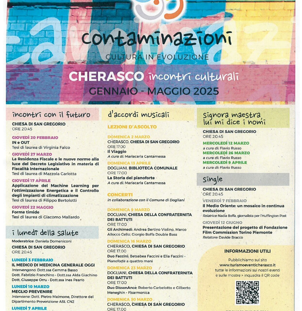 Contaminazioni - Incontri culturali - Cherasco 