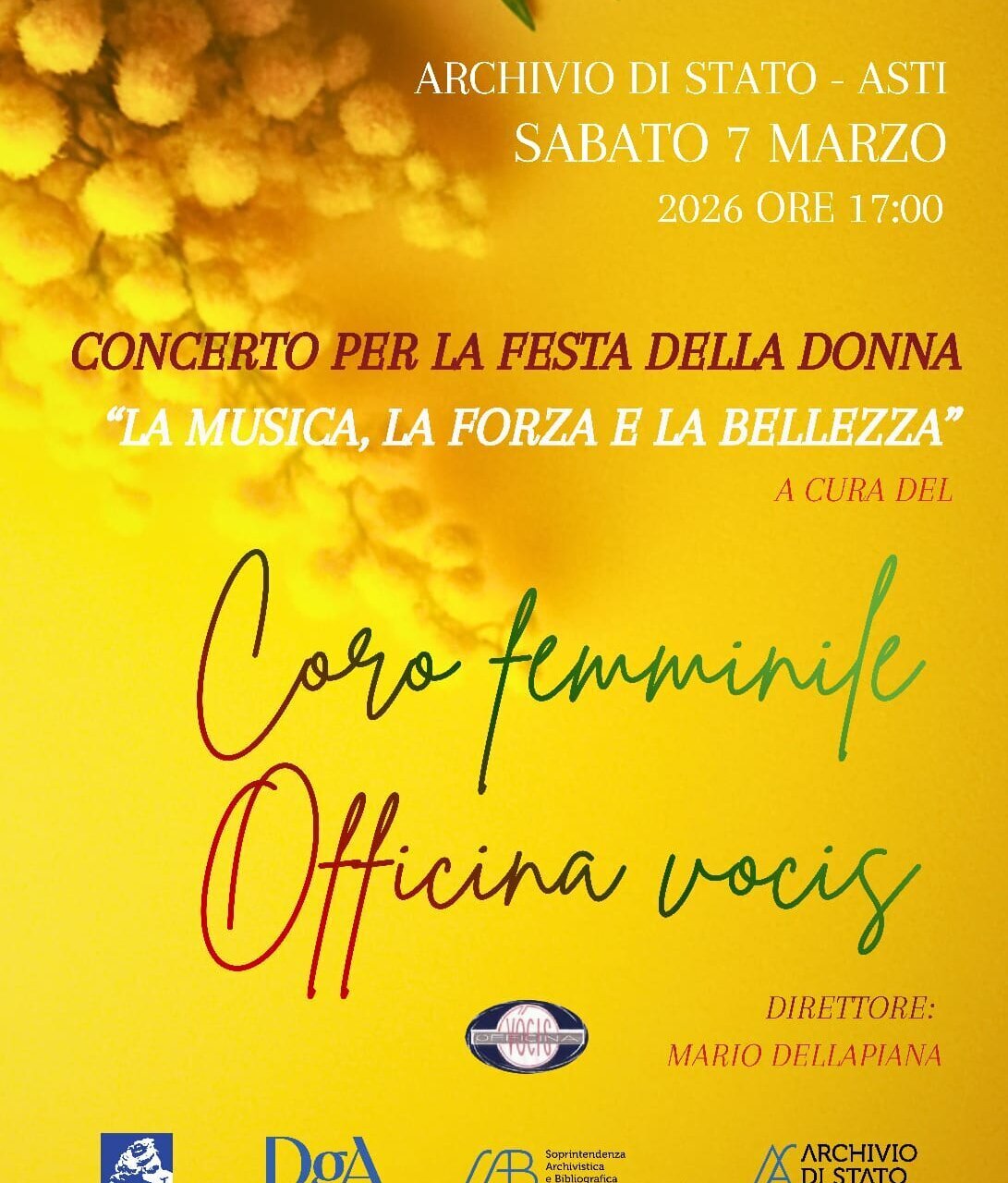 "La musica, la forza, la bellezza"- Concerto per la festa della donna - Asti