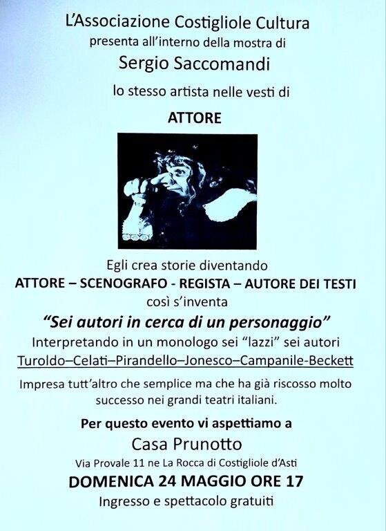 "Sei autori in cerca di un personaggio" - Costigliole d'Asti