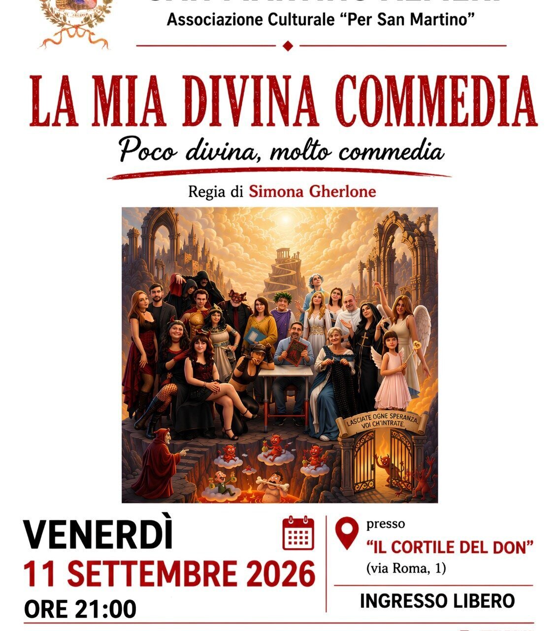 Musical "La mia Divina Commedia"- San Martino Alfieri e Asti