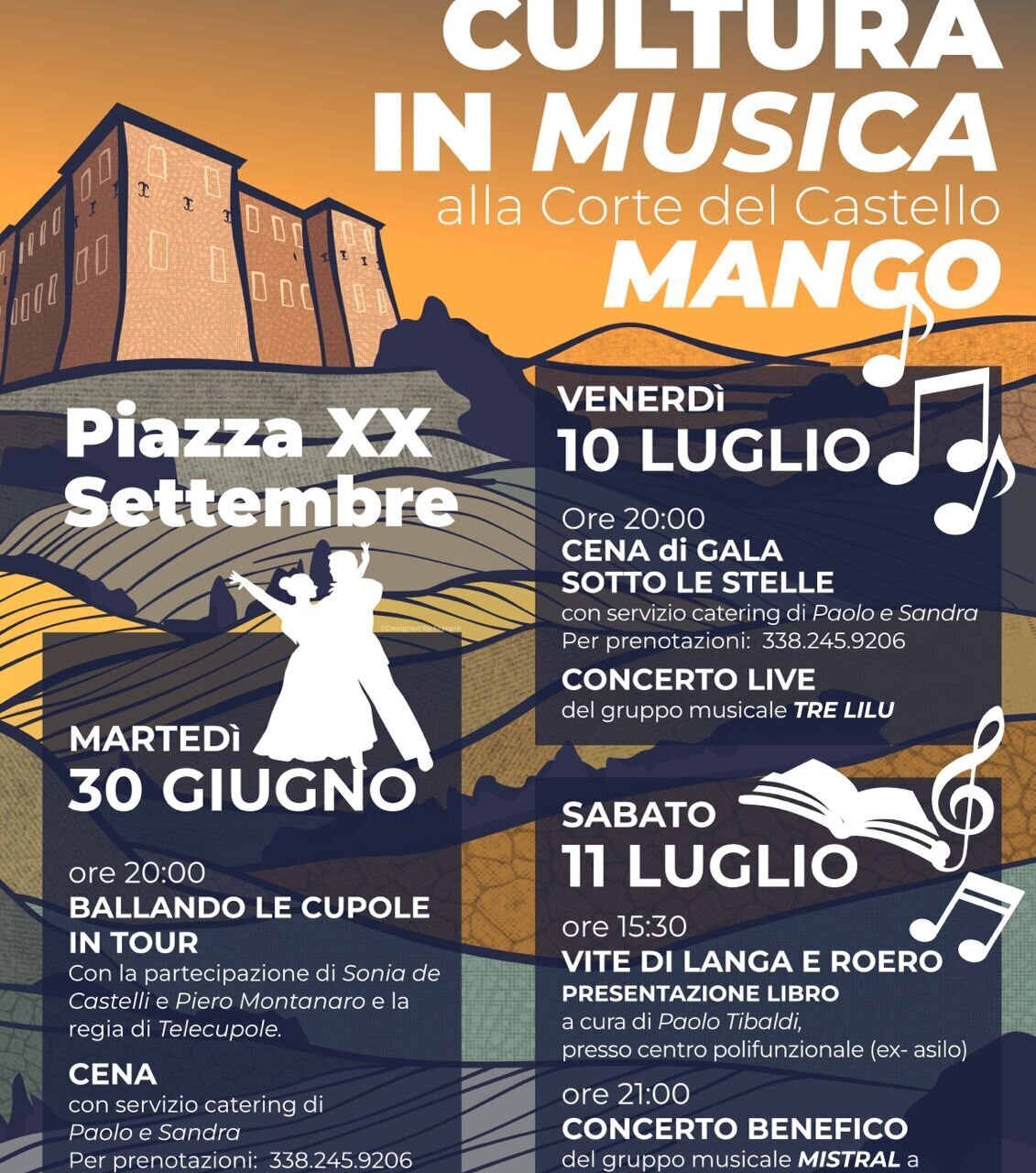 "CULTURA IN MUSICA alla Corte del Castello" - Mango