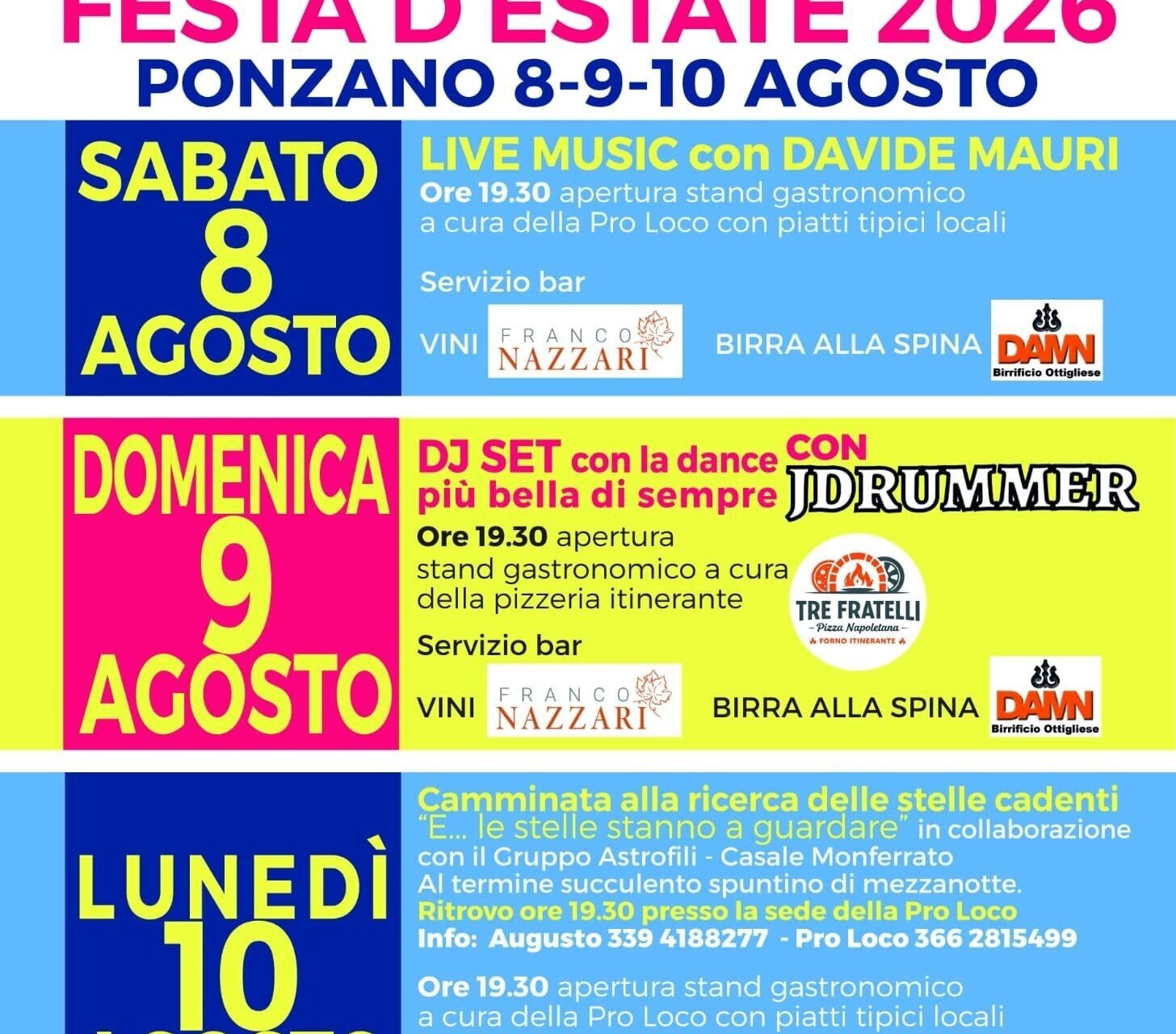 Festa d'Estate 2026