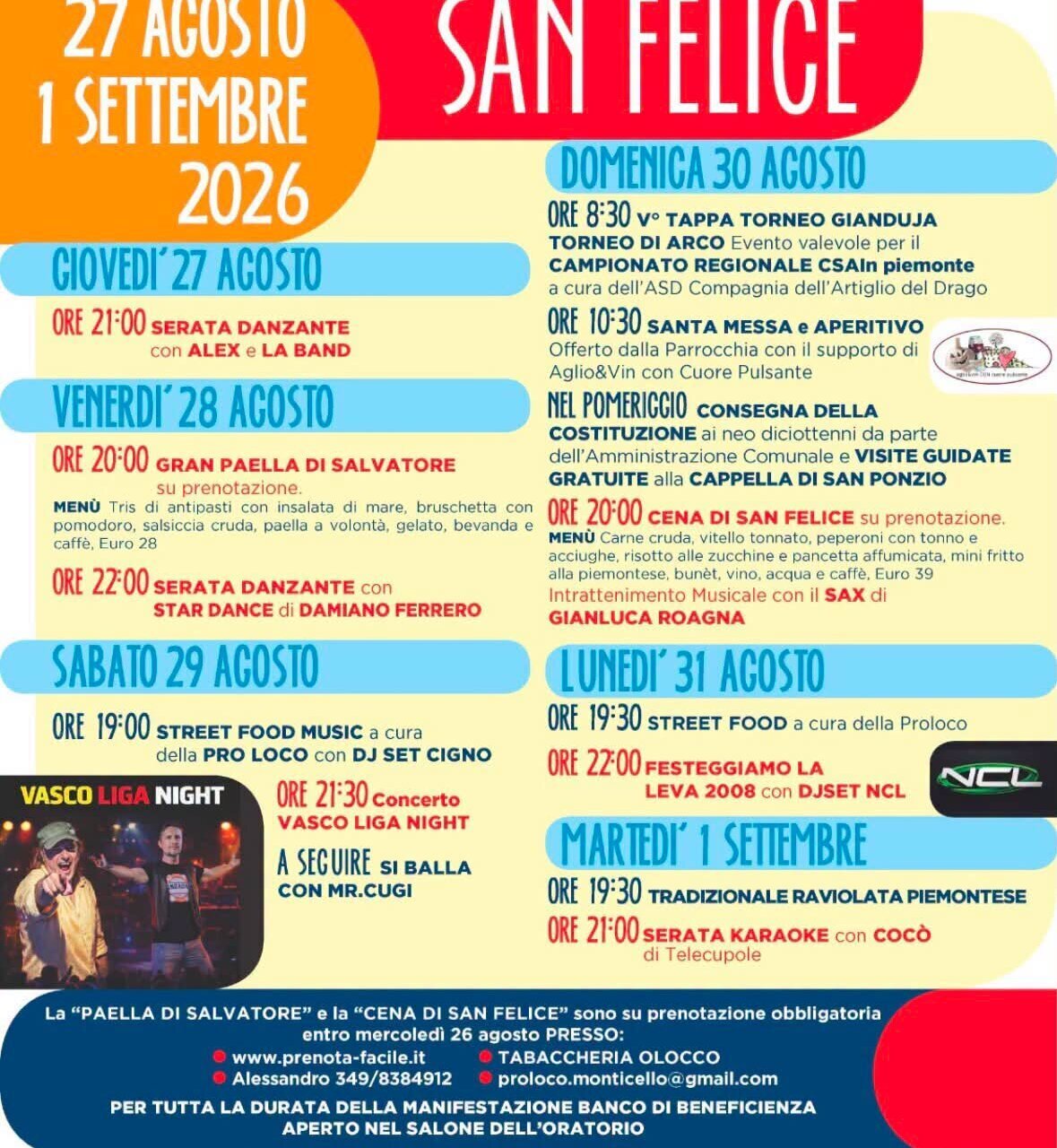 Festa patronale di San Felice - Monticello 