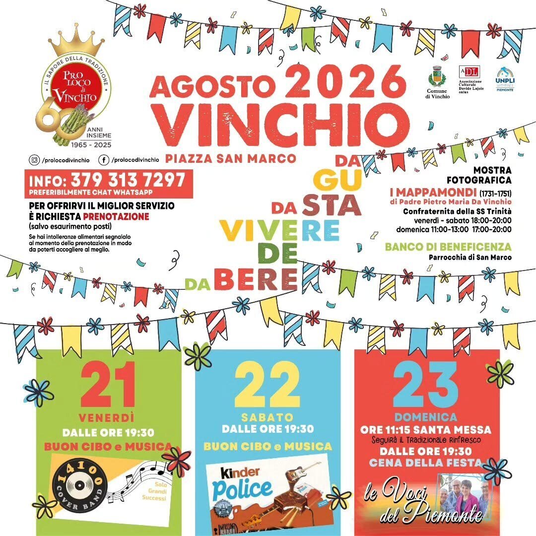 Festa Patronale di Vinchio - Vinchio (AT)
