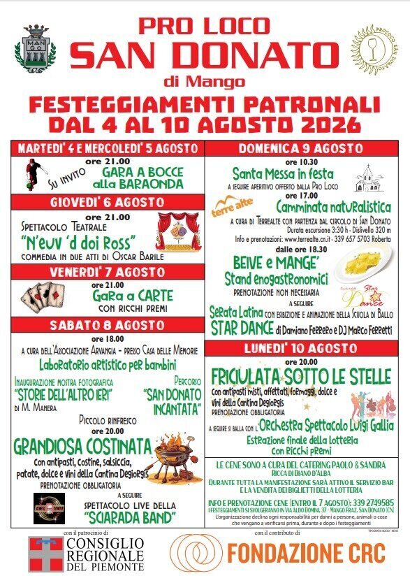 Festa Patronale - San Donato di Mango