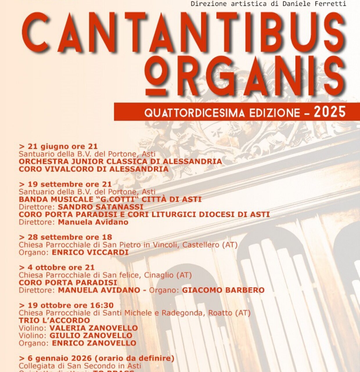 Festival Organistico Internazionale "Cantantibus Organis" 