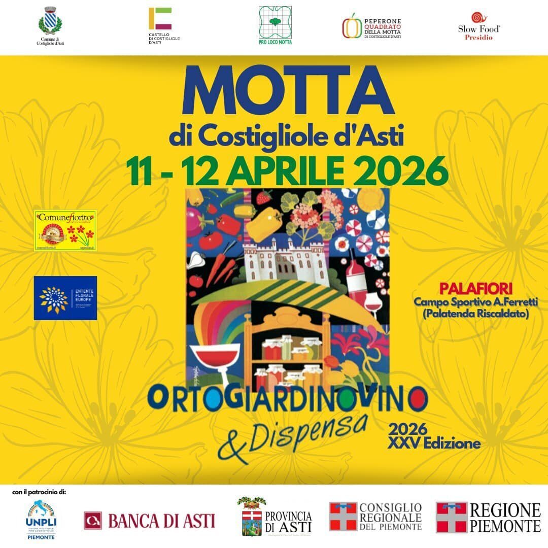 OrtoGiardinoVino&Dispensa 2026 - Motta di Costigliole d'Asti