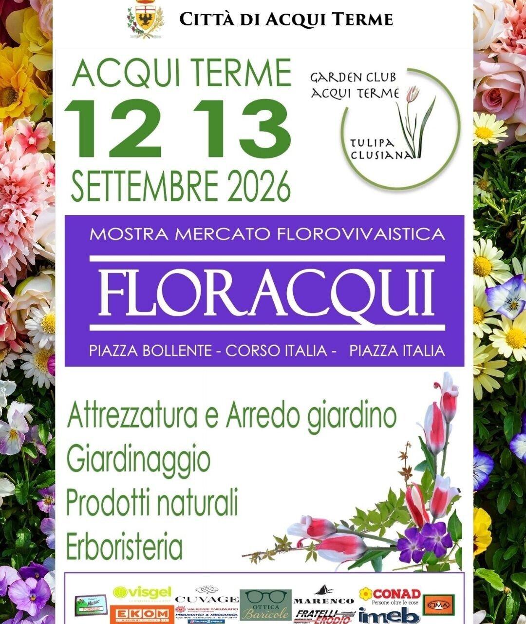 FLORACQUI – Mostra Mercato Florovivaistica