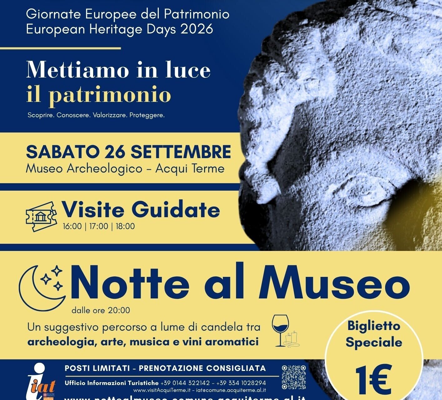 Giornate Europee del Patrimonio 2026 – NOTTE AL MUSEO