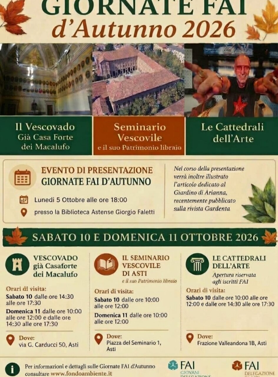 Giornate FAI d'Autunno - Asti 