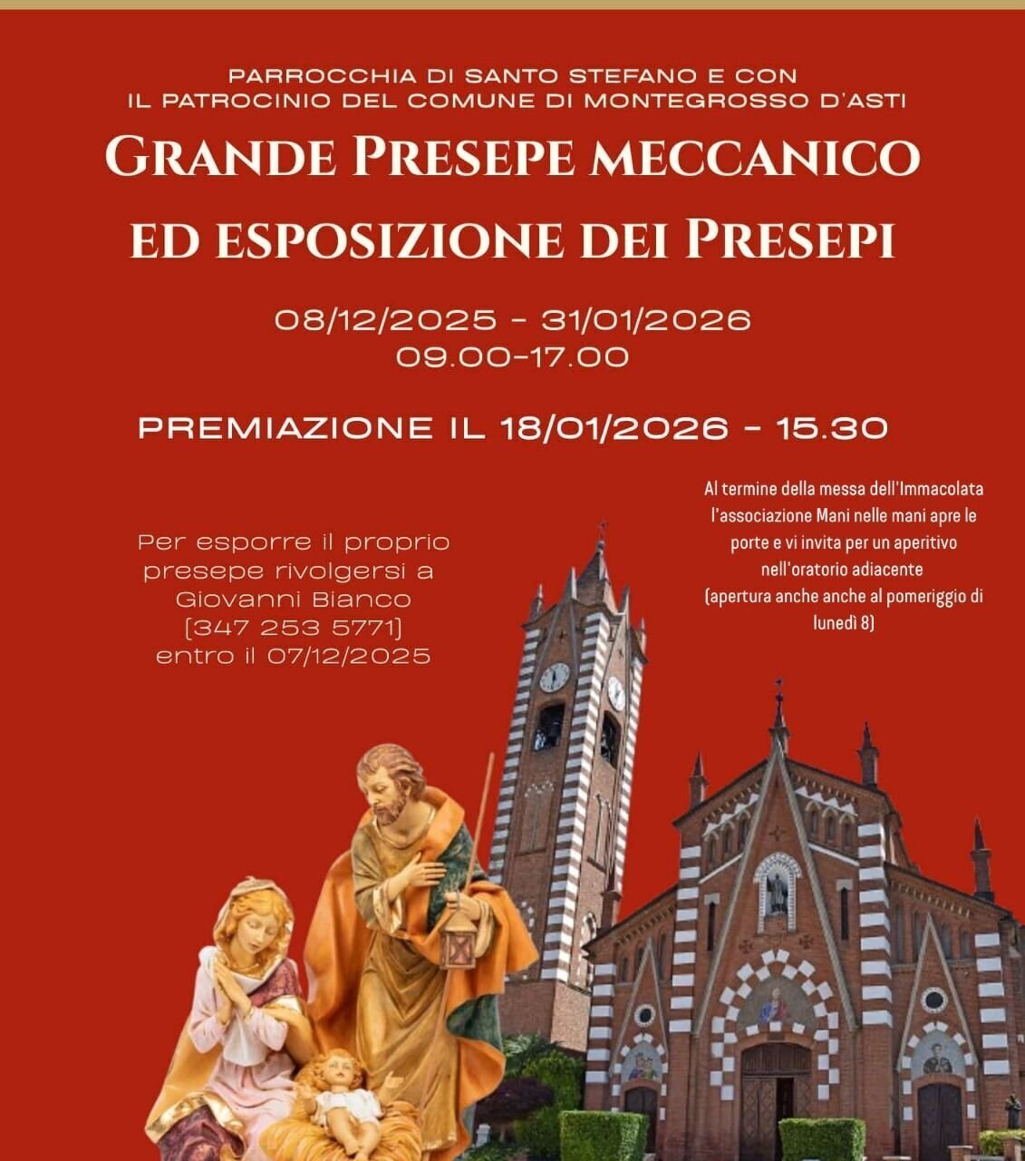 Grande presepe meccanico ed esposizione presepi - Montegrosso d'Asti
