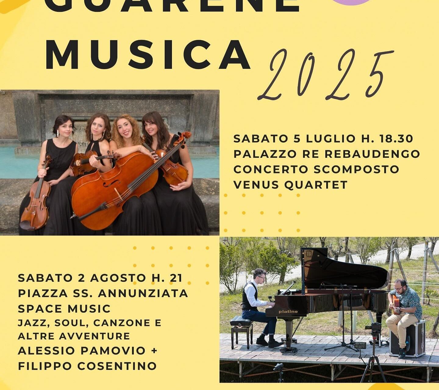Guarene in musica 2025