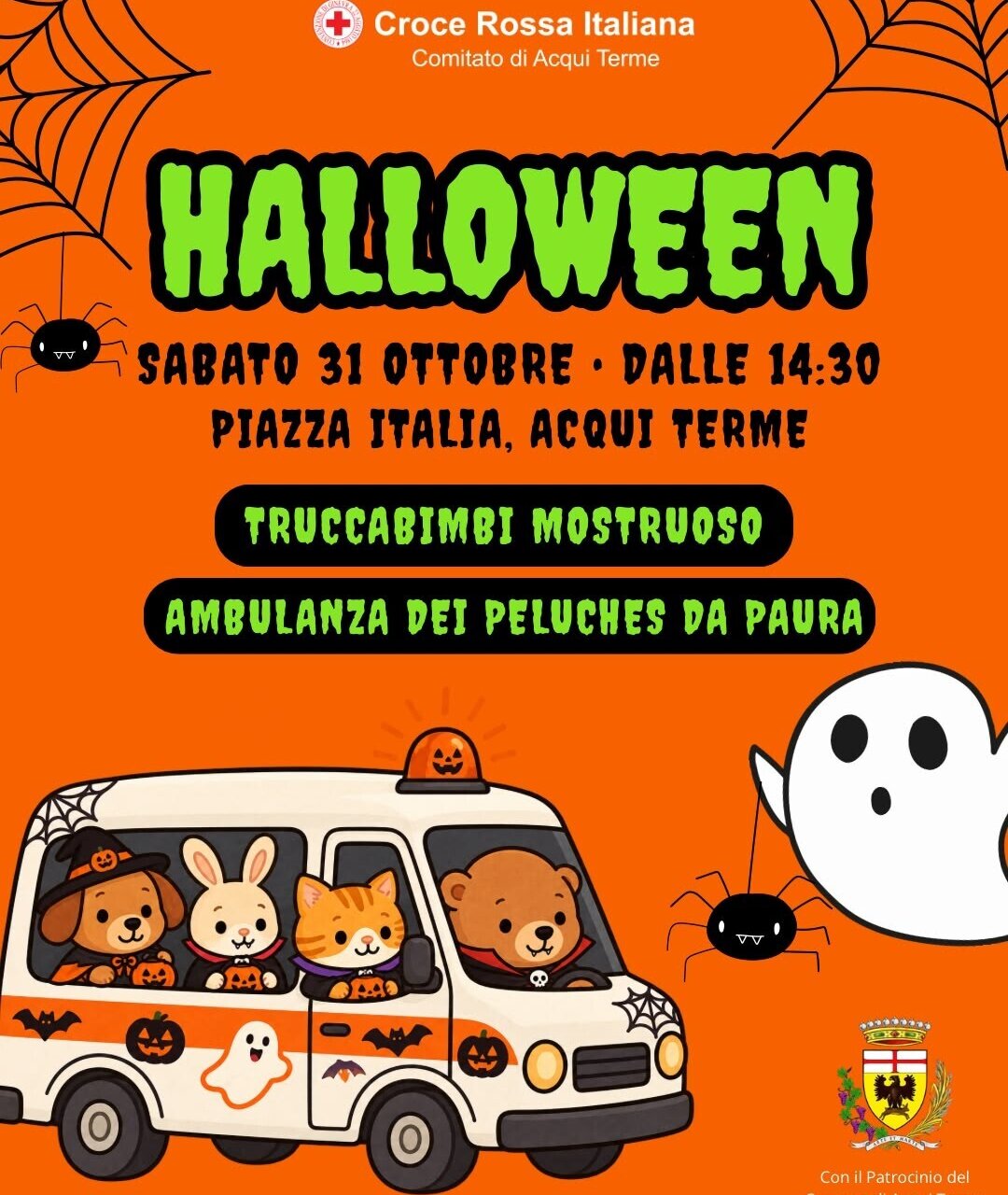 HALLOWEEN CON L’AMBULANZA DEI PELUCHES