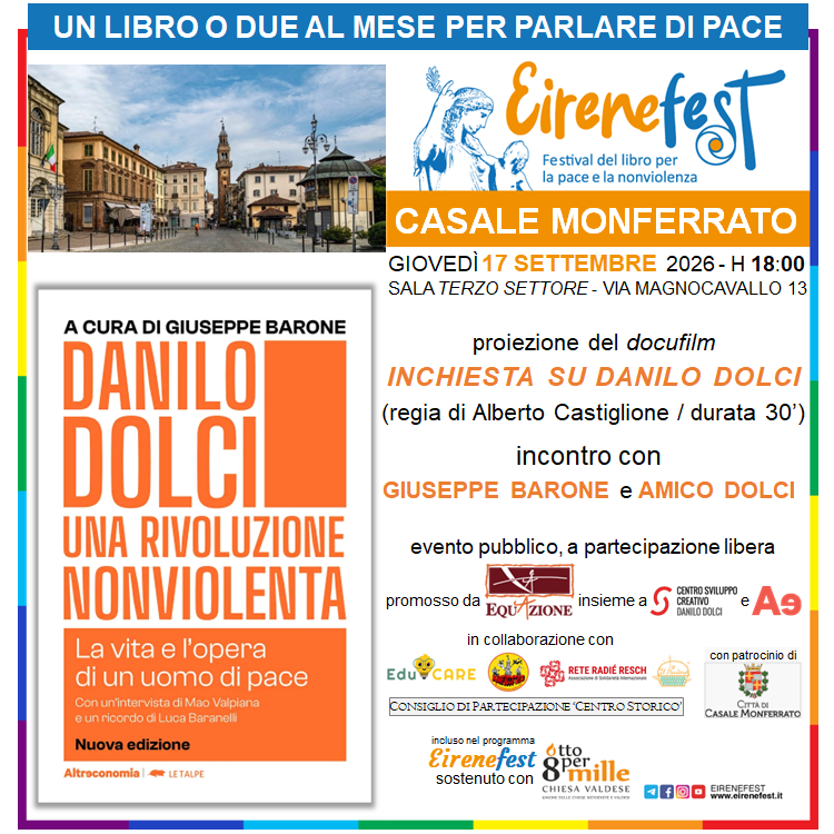 L’eredità di Danilo Dolci in un libro biografico e un film documentale