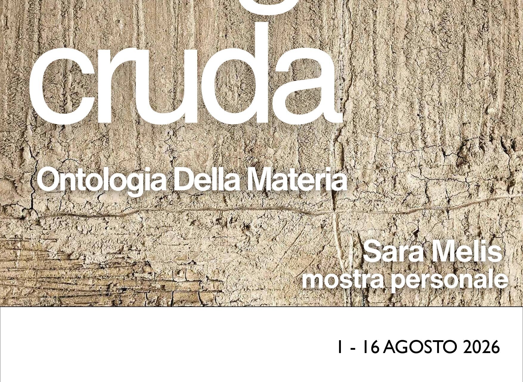 Mostra "Langa Cruda. Ontologia della Materia" - La Morra