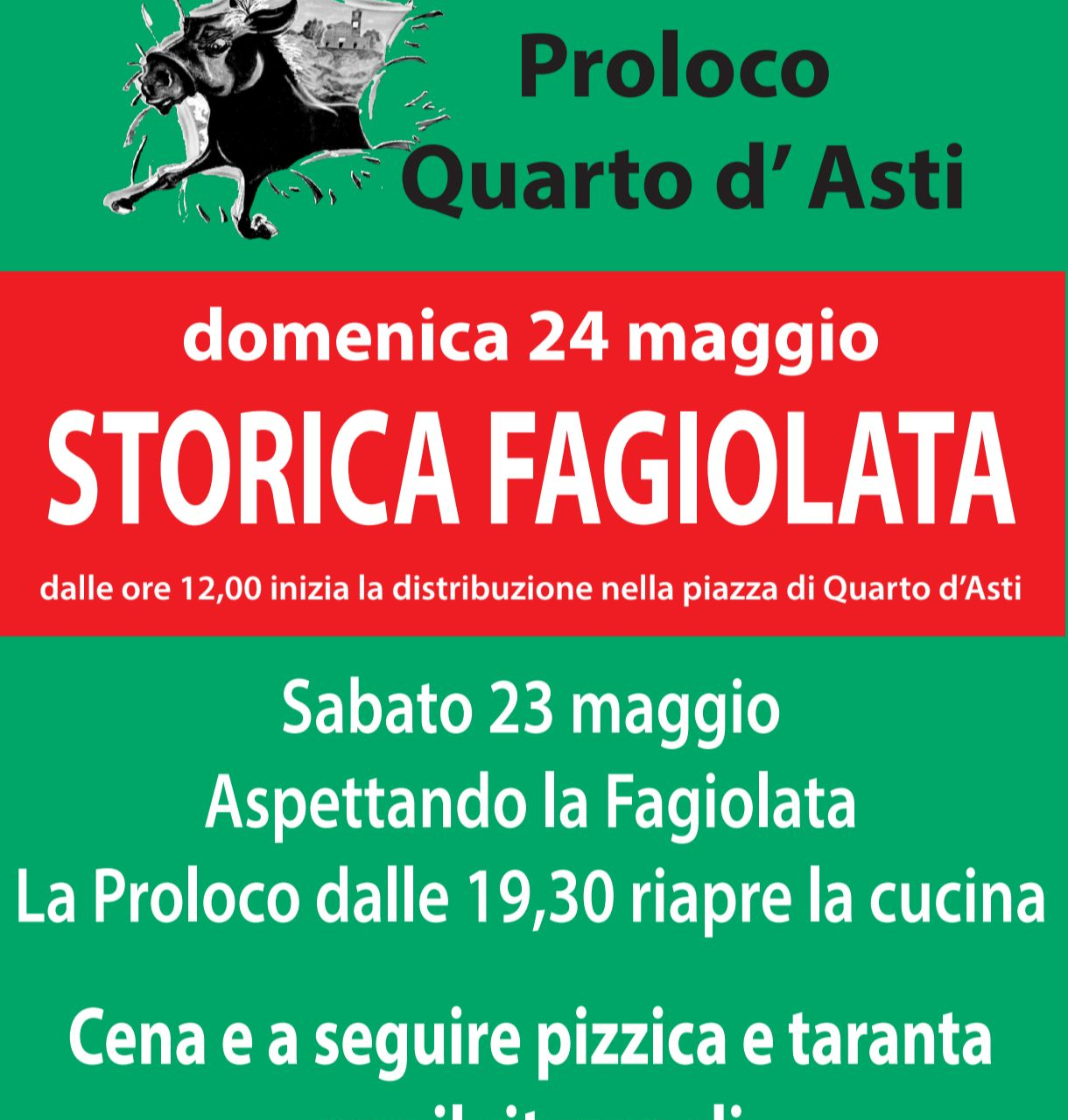 "La storica Fagiolata" - Frazione Quarto d'Asti