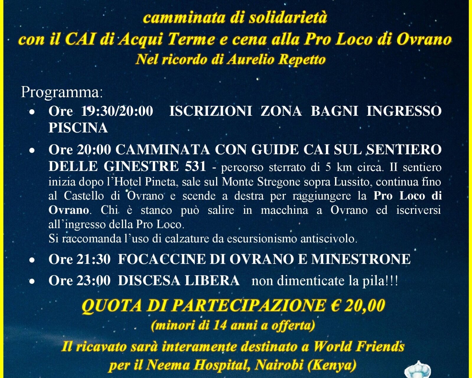 Le Ginestre Sotto Le Stelle 5e04a923f60c5723b3b58ee5cb493384