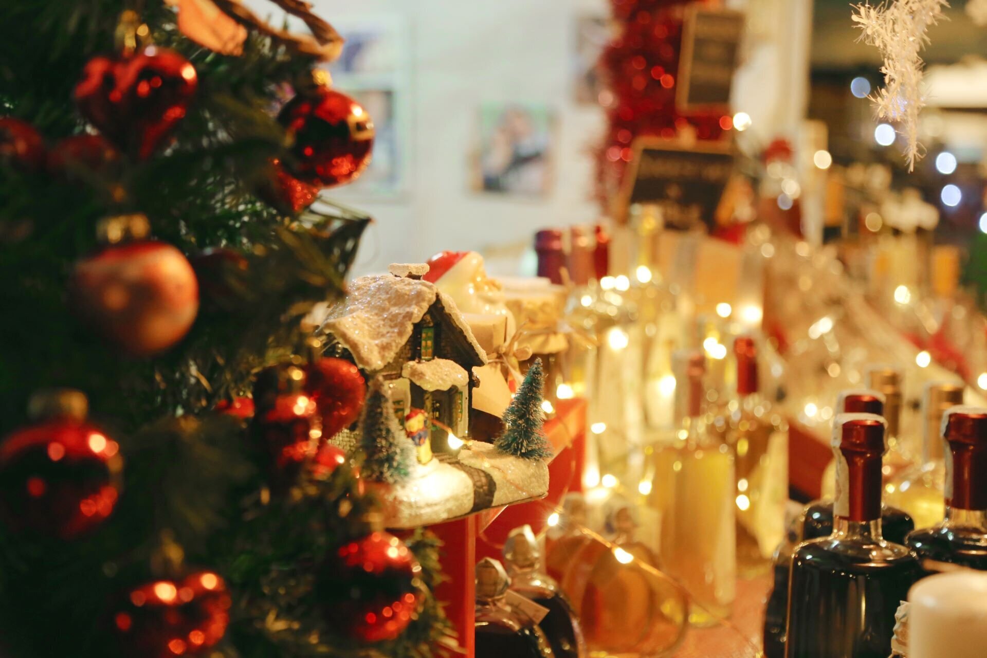 Mercatino di Natale nel centro storico della città di Asti