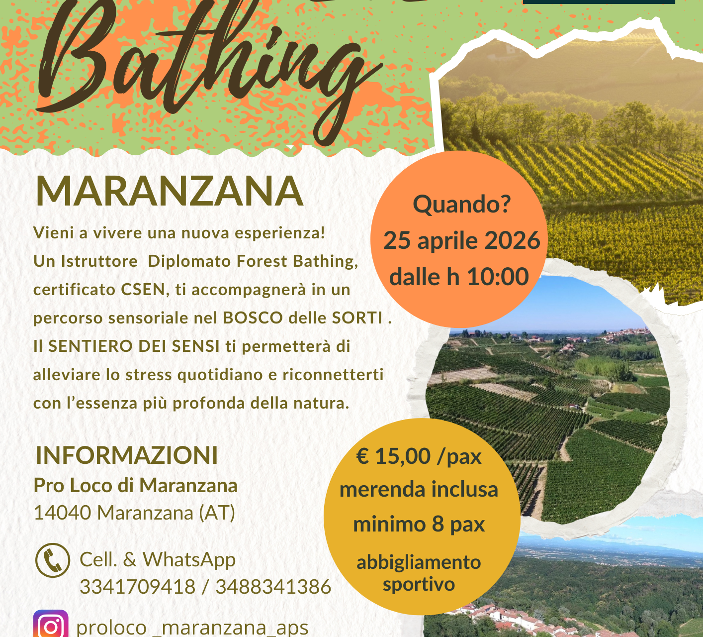 Maranzana Forest Bathing 2026