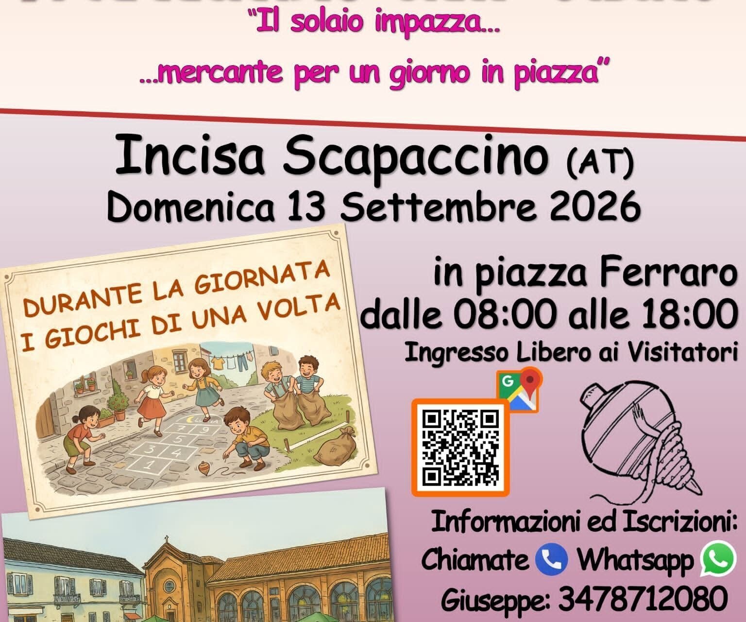 Mercatino dell'Usato "Il solaio impazza..."- Incisa Scapaccino