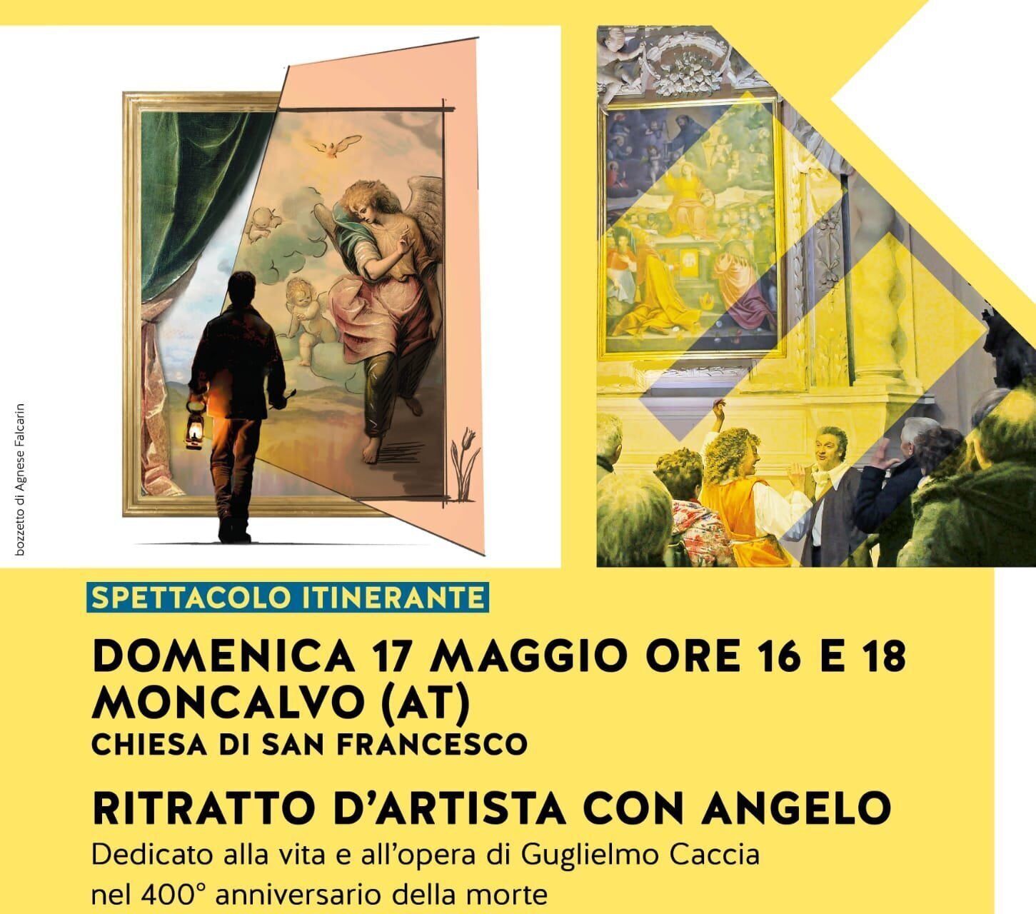 "Ritratto d'Artista con Angelo" Dedicato alla vita e all'opera di Guglielmo Caccia nel 400° anniversario dalla morte - Moncalvo