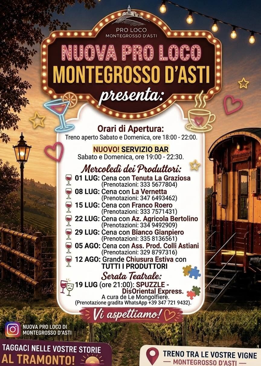 Mercoledì dei Produttori - Montegrosso d'Asti