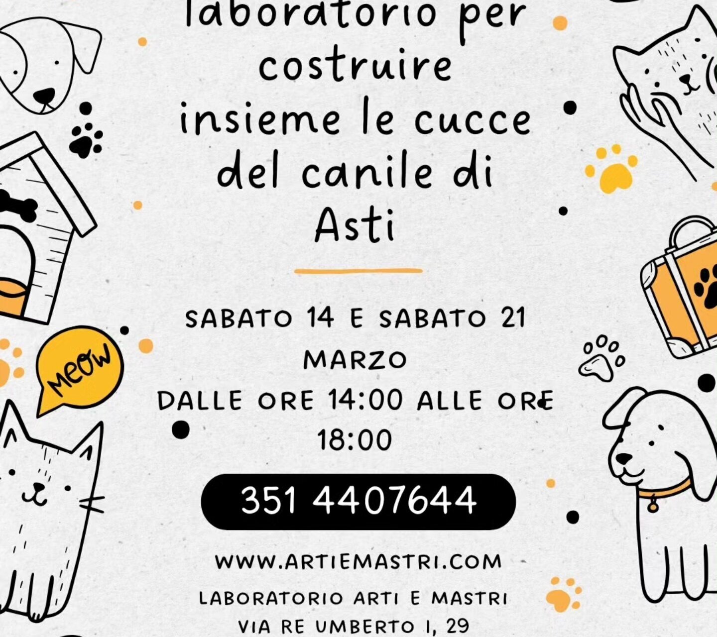 Adotta una cuccia - Montegrosso d'Asti