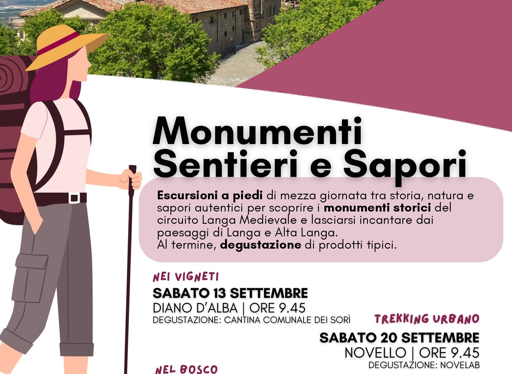 Monumenti, sentieri e sapori in Alta Langa - Monuments, paths and flavors in Alta Langa